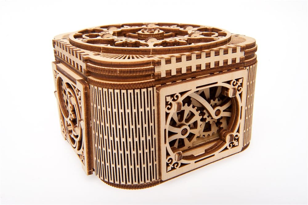 Ugears 3D Wooden Puzzle Treasure Box