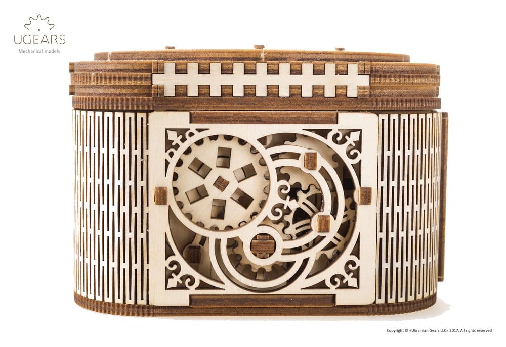 Ugears 3D Wooden Puzzle Treasure Box