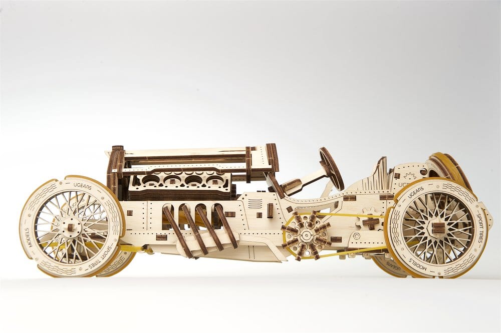 Ugears 3D Wooden Puzzle U-9 Grand Prix Car