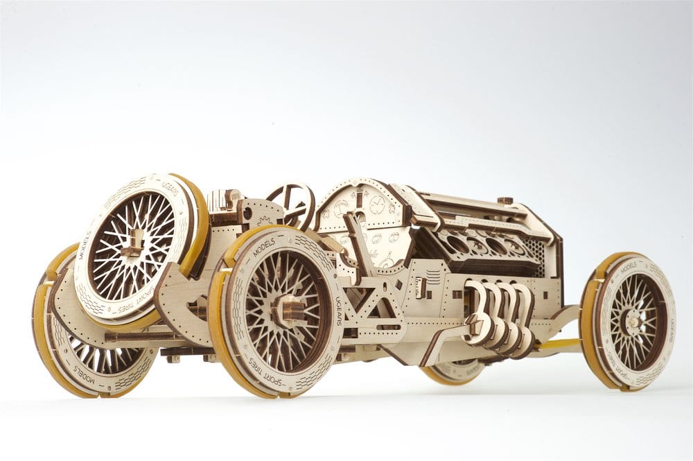 Ugears 3D Wooden Puzzle U-9 Grand Prix Car