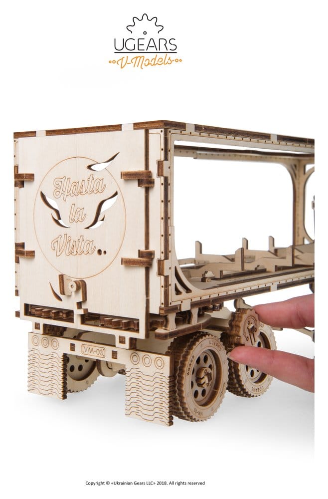 Ugears 3D Wooden Puzzle Trailer for Heavy Boy Truck VM-03