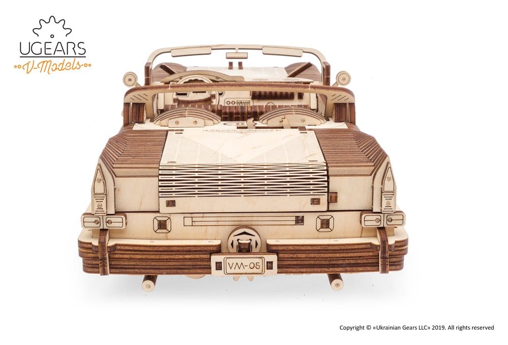 Ugears 3D Wooden Puzzle Dream Cabriolet VM-05
