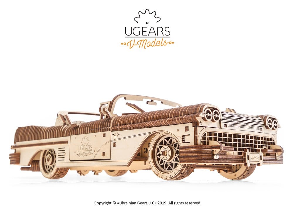 Ugears 3D Wooden Puzzle Dream Cabriolet VM-05