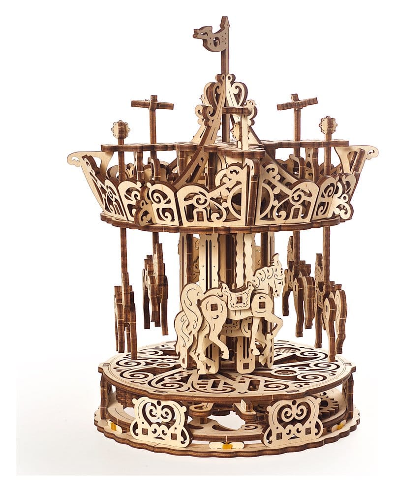 Ugears 3D Wooden Puzzle Carousel
