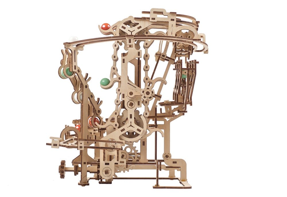 Ugears 3D Wooden Puzzle Marble Run Chain Hoist