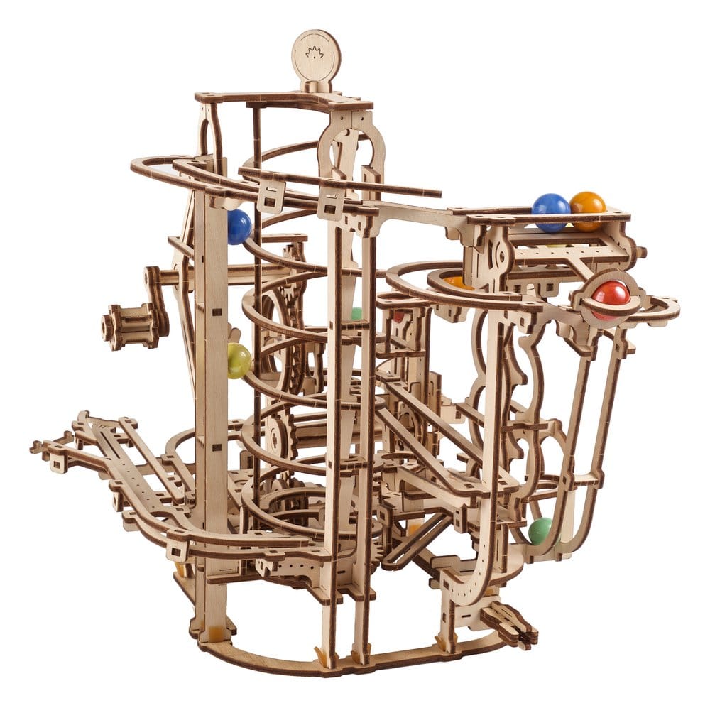Ugears 3D Wooden Puzzle Marble Run Spiral Hoist