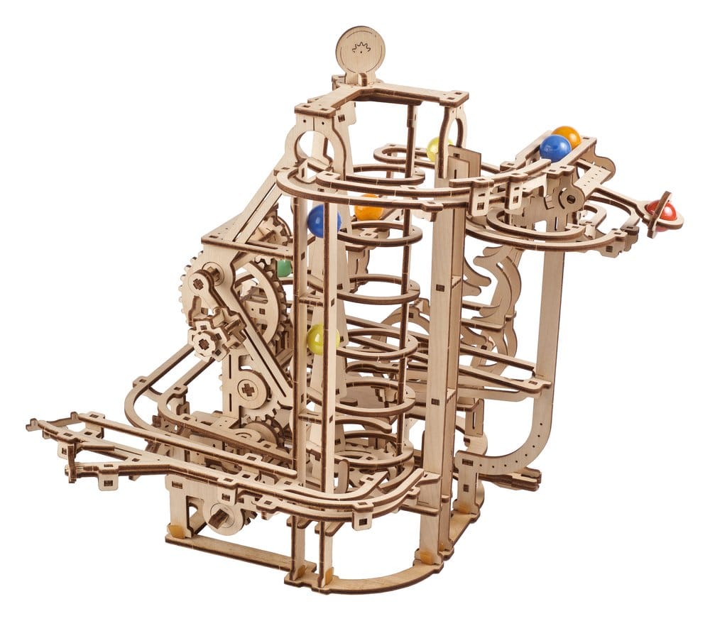 Ugears 3D Wooden Puzzle Marble Run Spiral Hoist