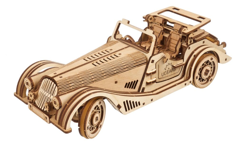 Ugears 3D Wooden Puzzle Sports Car Rapid Mouse