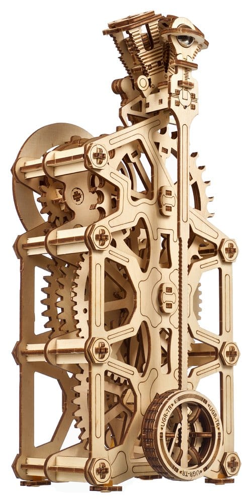 Ugears 3D Wooden Puzzle Engine Clock