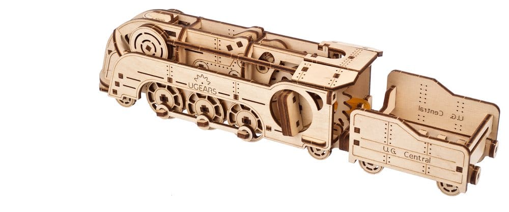 Ugears 3D Wooden Puzzle Mini Locomotive