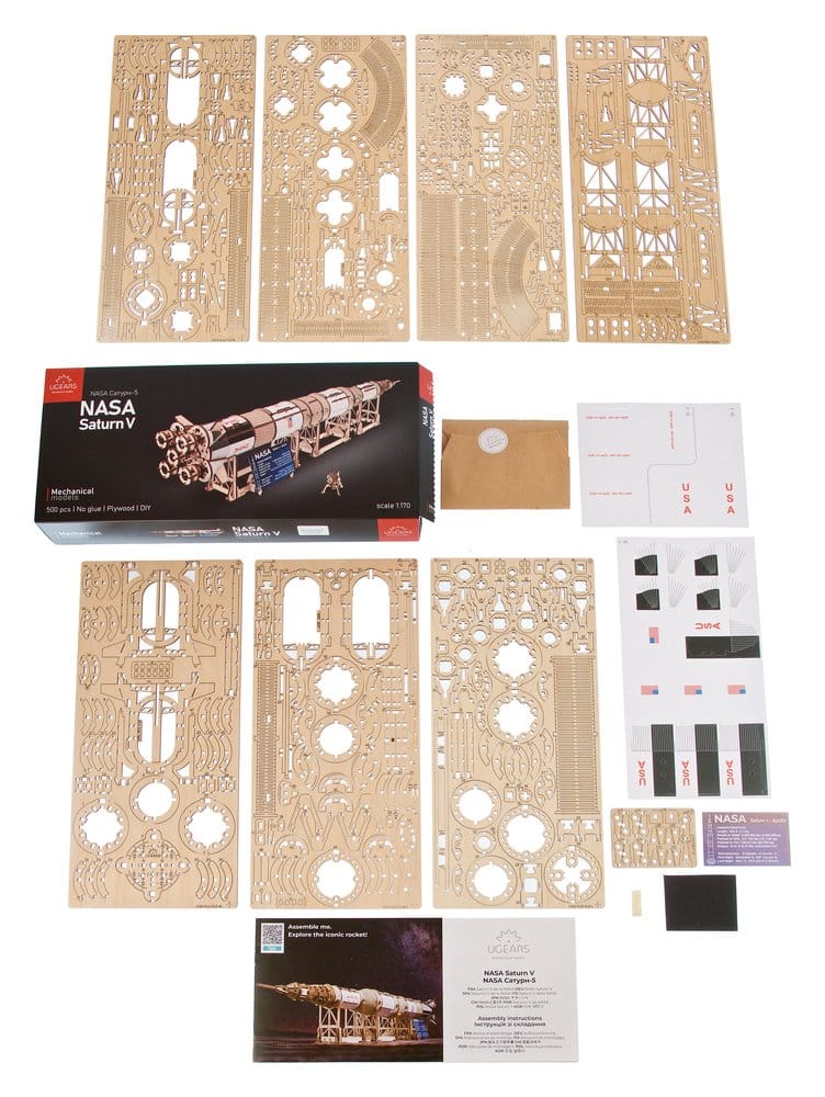 NASA 3D Wooden Puzzle Saturn V
