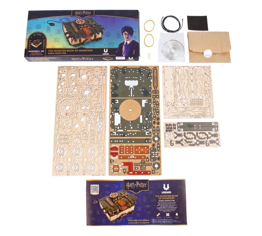 Harry Potter 3D Wooden Puzzle The Monster Book of Monsters