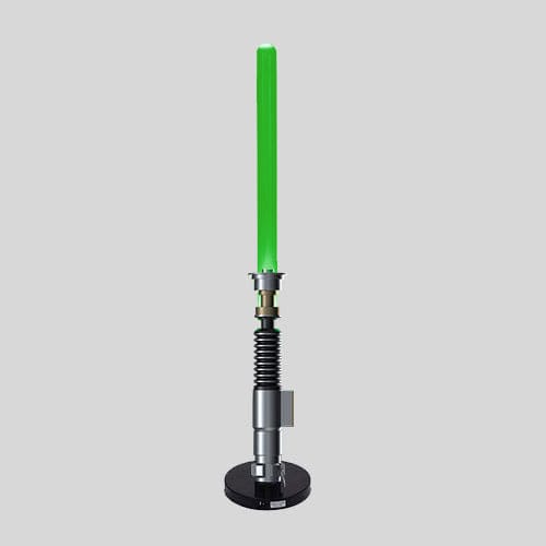 Star Wars Lampa Luke Skywalker Return Of The Jedi Grön Ljusstav 59 cm Ukonic