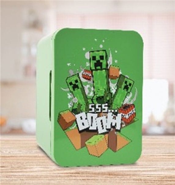 Minecraft Mini Kylskåp Thermoelektrisk Kylare 4l Ukonic