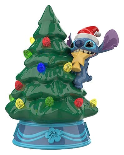 Disney keramisk julgran med belysning Stitch 15 cm