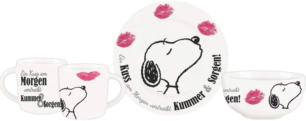 Peanuts Frukostset Snoopy – Mug, Skål och Tallrik United Labels