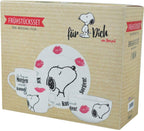 Peanuts Frukostset Snoopy – Mug, Skål och Tallrik United Labels