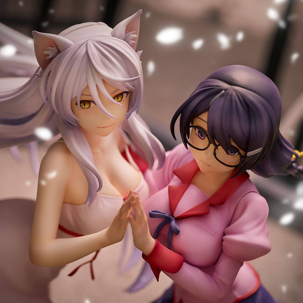 Nekomonogatari Monogatari Series PVC Figurer Tsubasa Hanekawa Set (re-run) 19 cm Union Creative