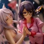 Nekomonogatari Monogatari Series PVC Figurer Tsubasa Hanekawa Set (re-run) 19 cm Union Creative