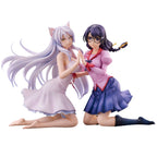 Nekomonogatari Monogatari Series PVC Figurer Tsubasa Hanekawa Set (re-run) 19 cm Union Creative