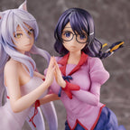 Nekomonogatari Monogatari Series PVC Figurer Tsubasa Hanekawa Set (re-run) 19 cm Union Creative