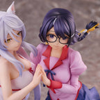 Nekomonogatari Monogatari Series PVC Figurer Tsubasa Hanekawa Set (re-run) 19 cm Union Creative