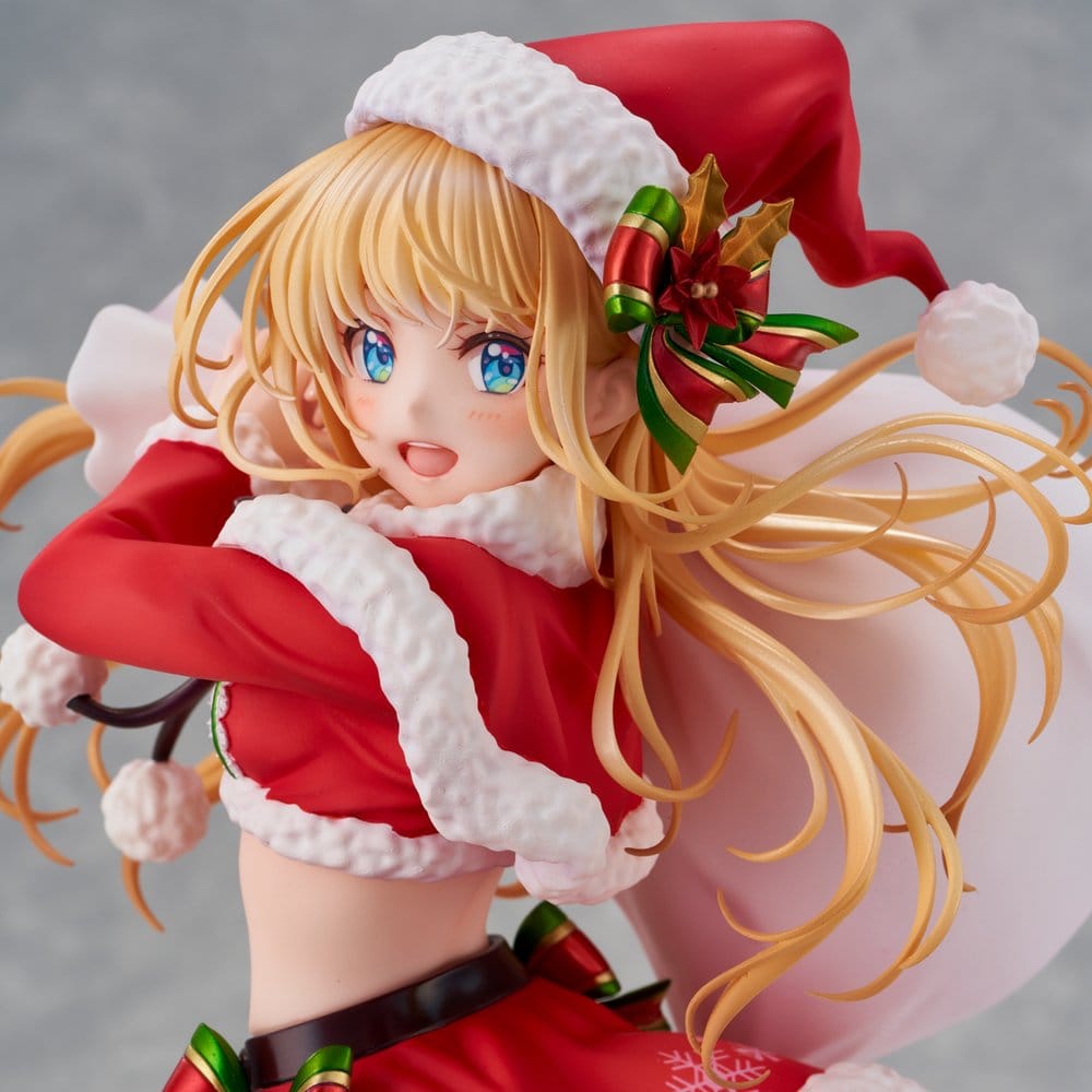 Original PVC-figur av Karaktär Santa Girl illustrerad av En Morikura, 29 cm