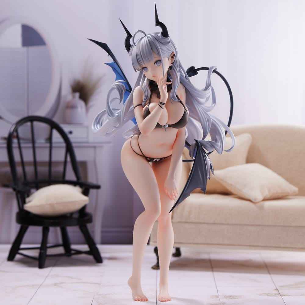 Nekojira Illustration PVC-figur Thea-chan Otryckt upplaga 27 cm