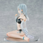 Original Character PVC Figur 1/7 Silver-Haired Girl Sky Blue Morning Special Outfit Ver. av Fuumi Illustration 16 cm Union Creative