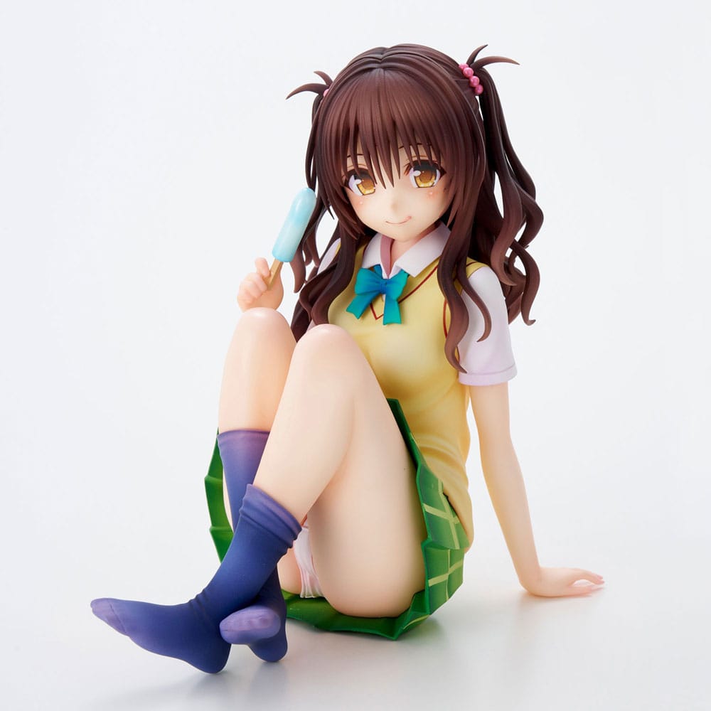 To Love-Ru Darkness Skoluniformserie PVC-figur Mikan Yuki – Gymnasieelev, cirka 15 cm