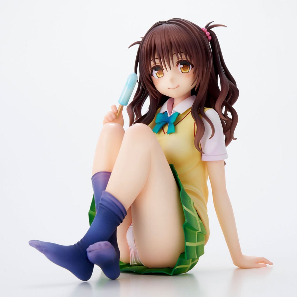 To Love-Ru Darkness Skoluniformserie PVC-figur Mikan Yuki – Gymnasieelev, cirka 15 cm