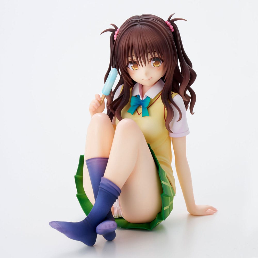 To Love-Ru Darkness Skoluniformserie PVC-figur Mikan Yuki – Gymnasieelev, cirka 15 cm