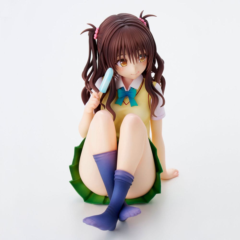 To Love-Ru Darkness Skoluniformserie PVC-figur Mikan Yuki – Gymnasieelev, cirka 15 cm