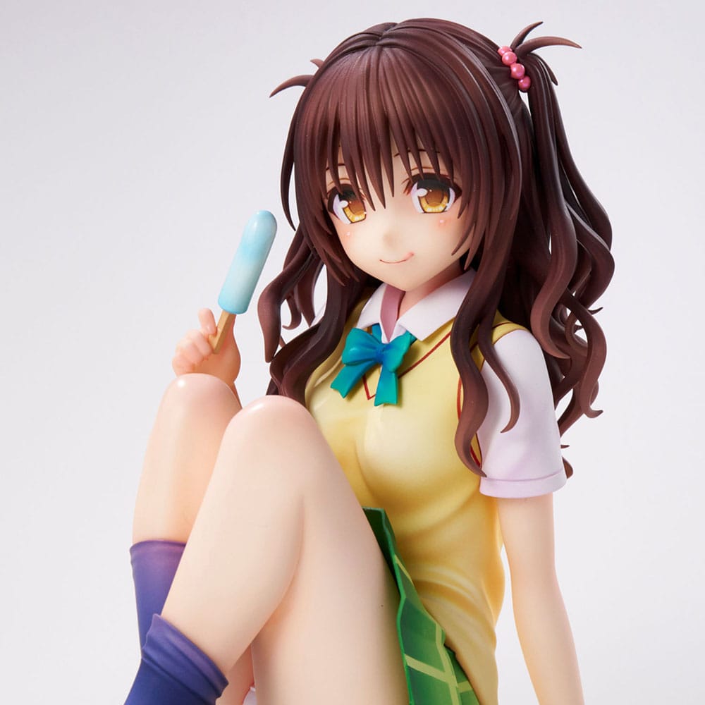 To Love-Ru Darkness Skoluniformserie PVC-figur Mikan Yuki – Gymnasieelev, cirka 15 cm