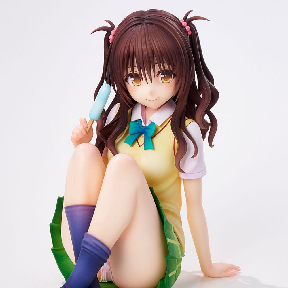 To Love-Ru Darkness Skoluniformserie PVC-figur Mikan Yuki – Gymnasieelev, cirka 15 cm