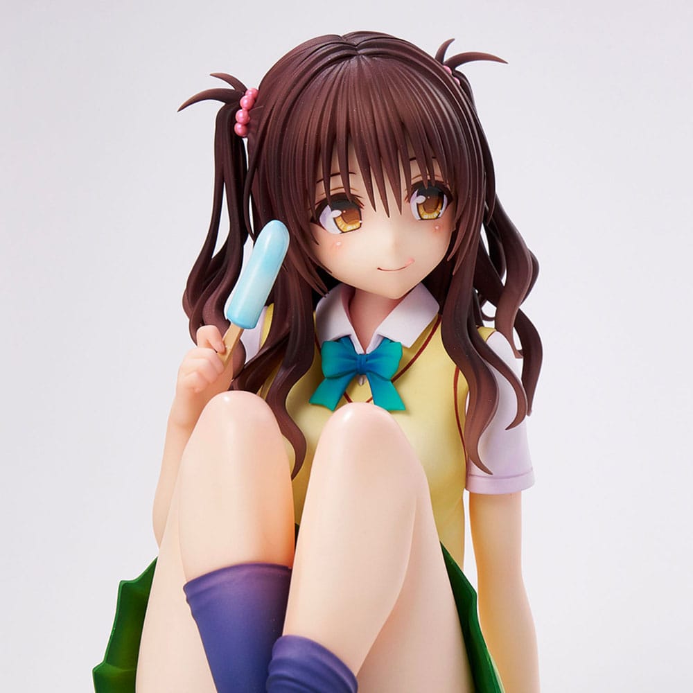 To Love-Ru Darkness Skoluniformserie PVC-figur Mikan Yuki – Gymnasieelev, cirka 15 cm