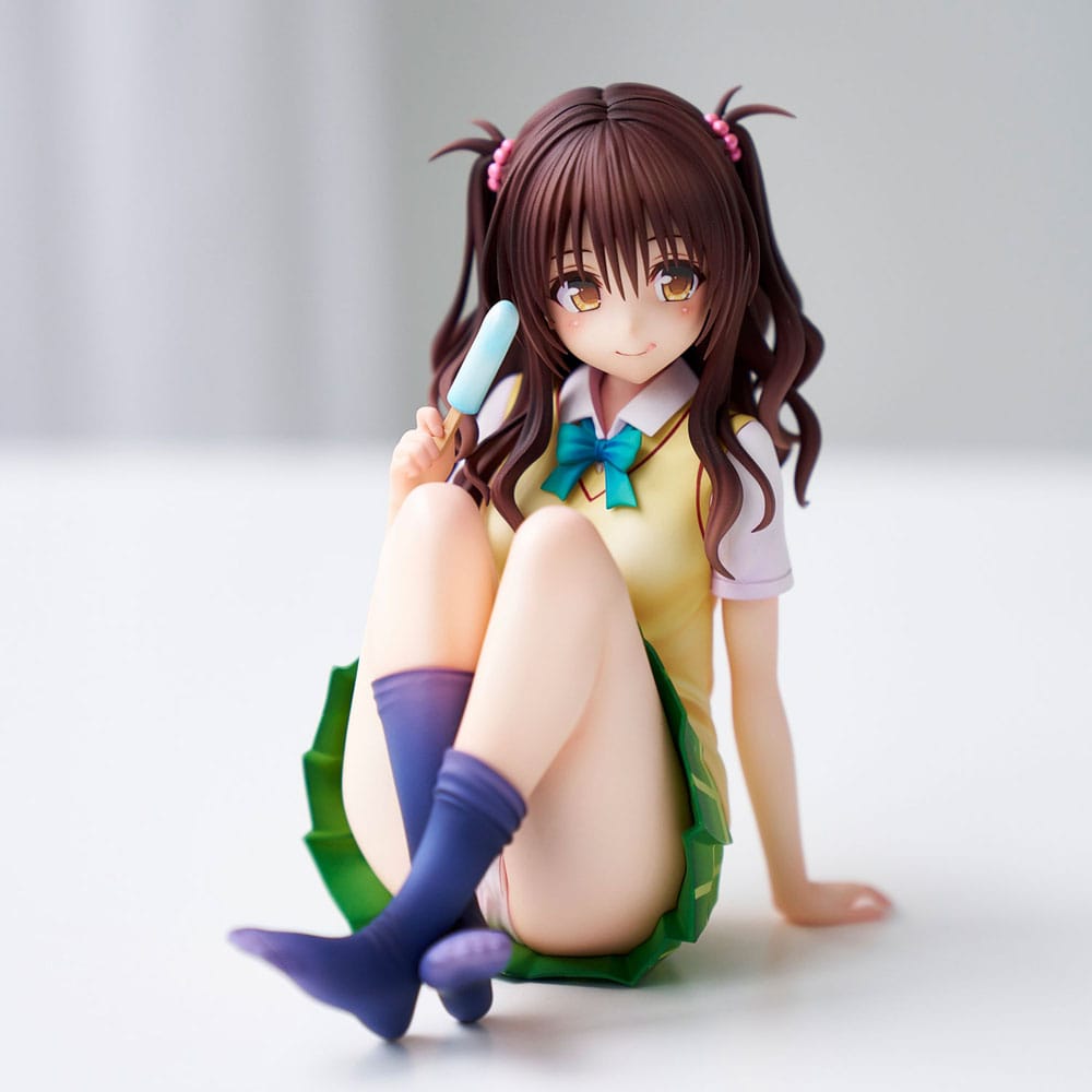 To Love-Ru Darkness Skoluniformserie PVC-figur Mikan Yuki – Gymnasieelev, cirka 15 cm