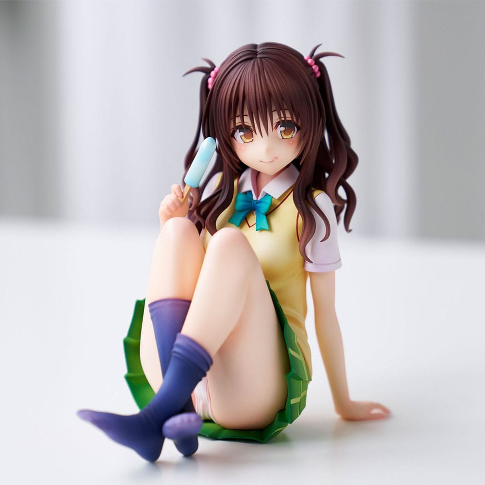 To Love-Ru Darkness Skoluniformserie PVC-figur Mikan Yuki – Gymnasieelev, cirka 15 cm
