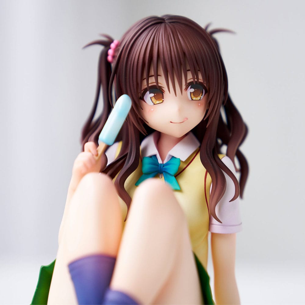 To Love-Ru Darkness Skoluniformserie PVC-figur Mikan Yuki – Gymnasieelev, cirka 15 cm