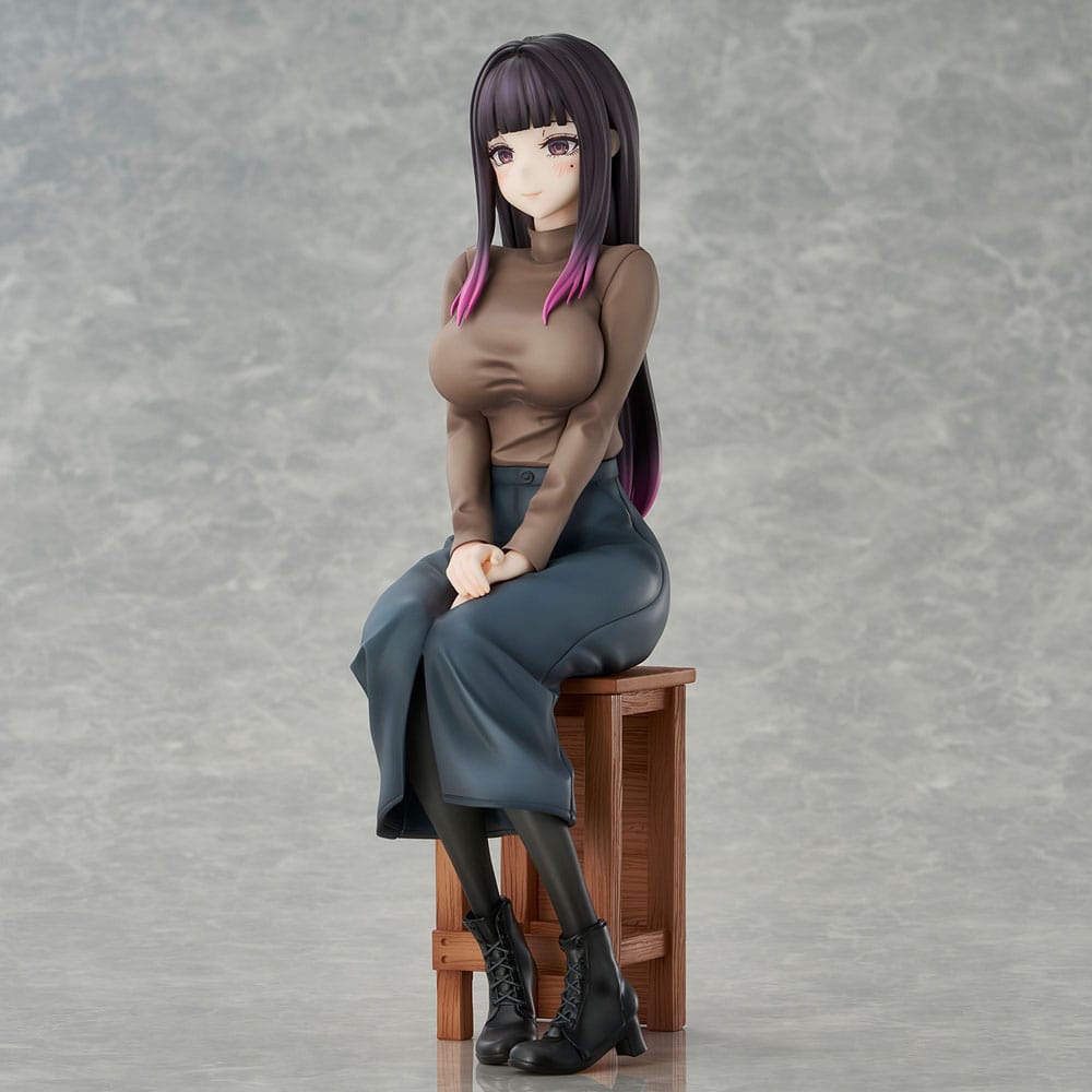 Original Karaktär PVC Figur Reika-sensei från Konstklubben Illustrerad av Anteiru 22 cm Union Creative