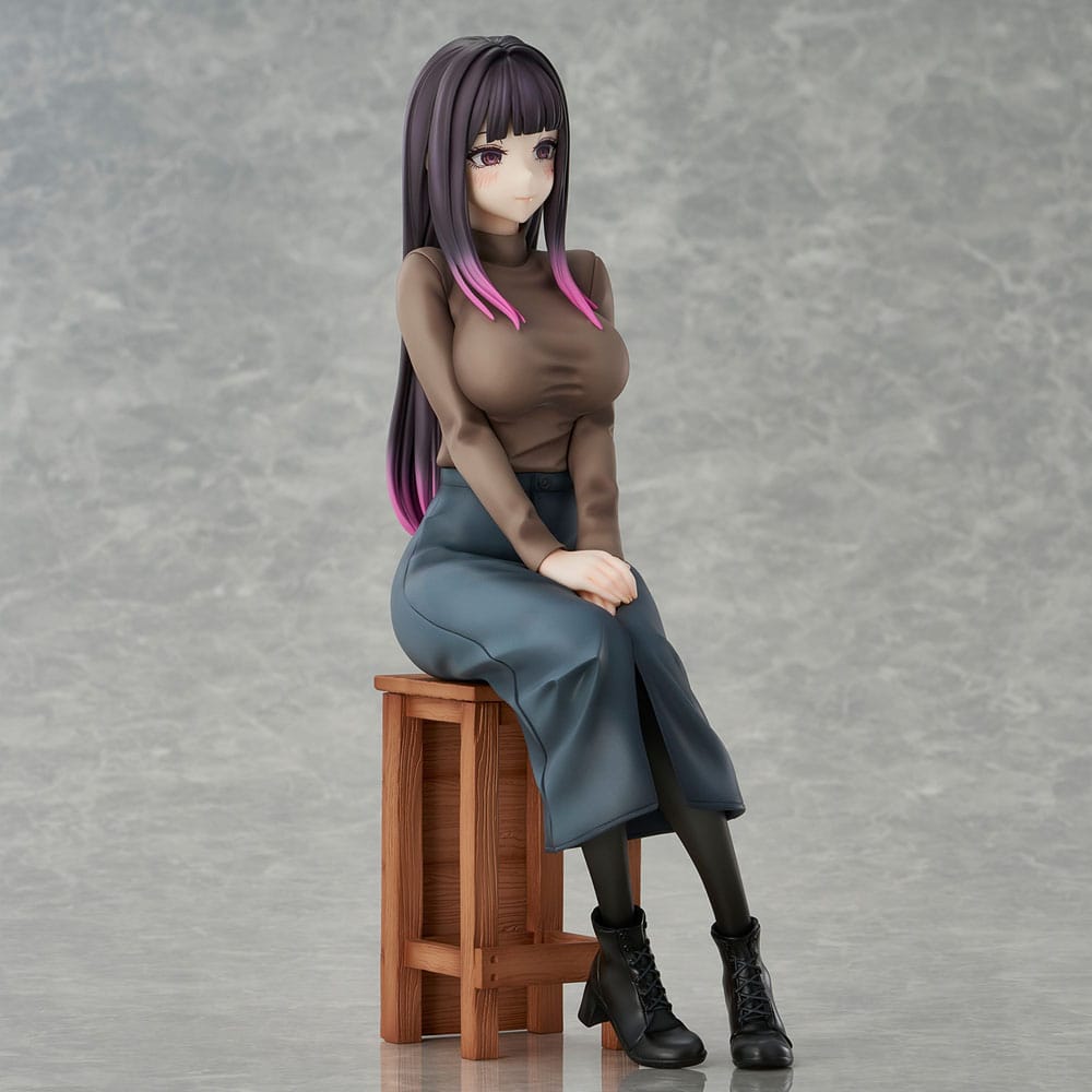 Original Karaktär PVC Figur Reika-sensei från Konstklubben Illustrerad av Anteiru 22 cm Union Creative