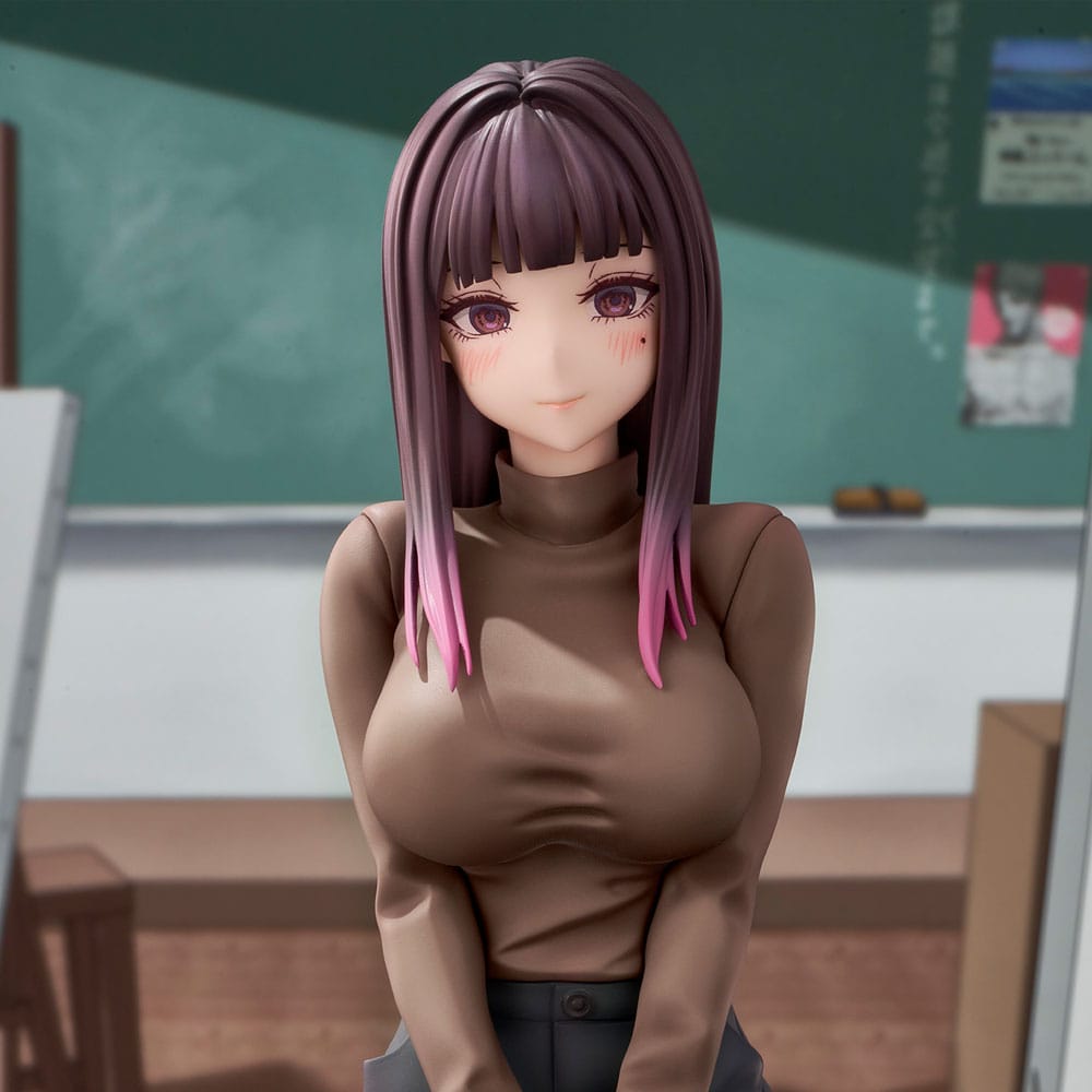 Original Karaktär PVC Figur Reika-sensei från Konstklubben Illustrerad av Anteiru 22 cm Union Creative