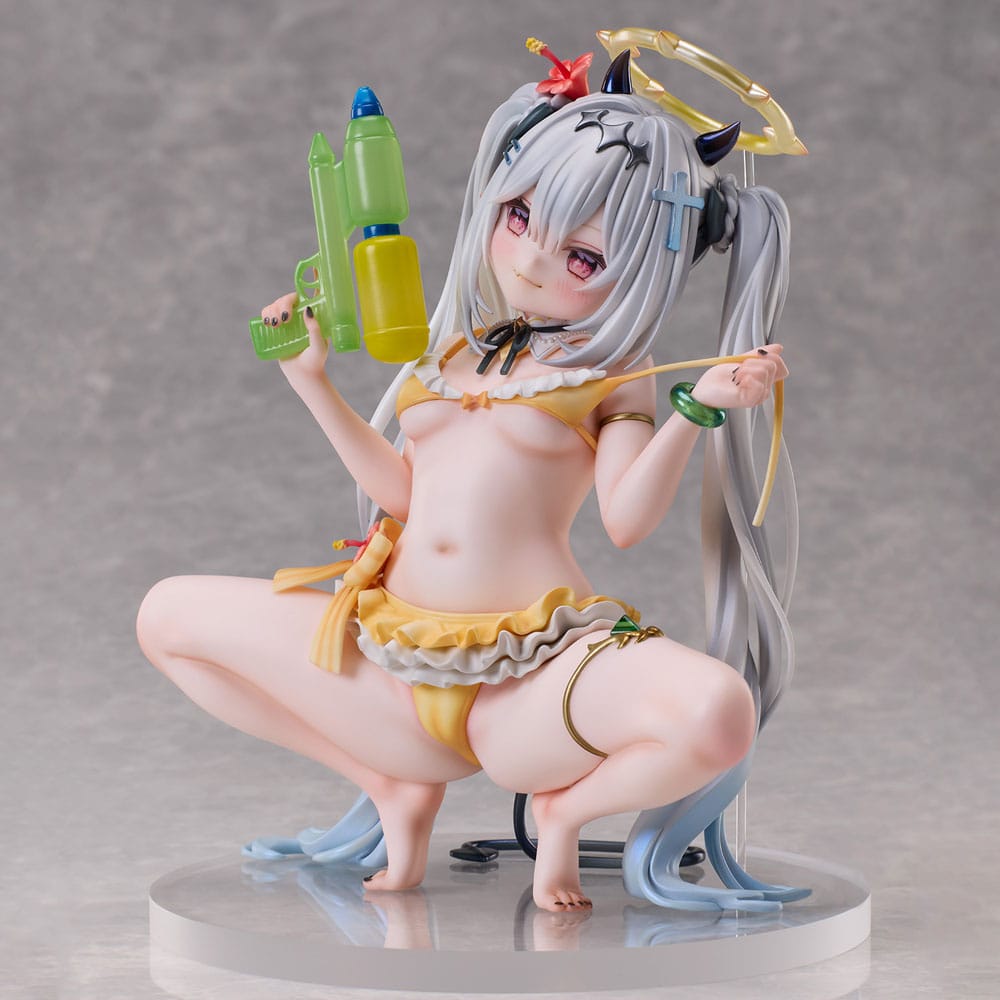 Original Character PVC Figur 1/6 Silver-Haired Girl Illustrerad av Chihiro 18 cm Union Creative