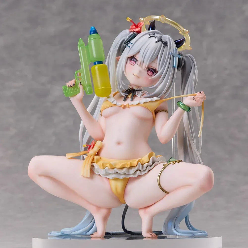 Original Character PVC Figur 1/6 Silver-Haired Girl Illustrerad av Chihiro 18 cm Union Creative