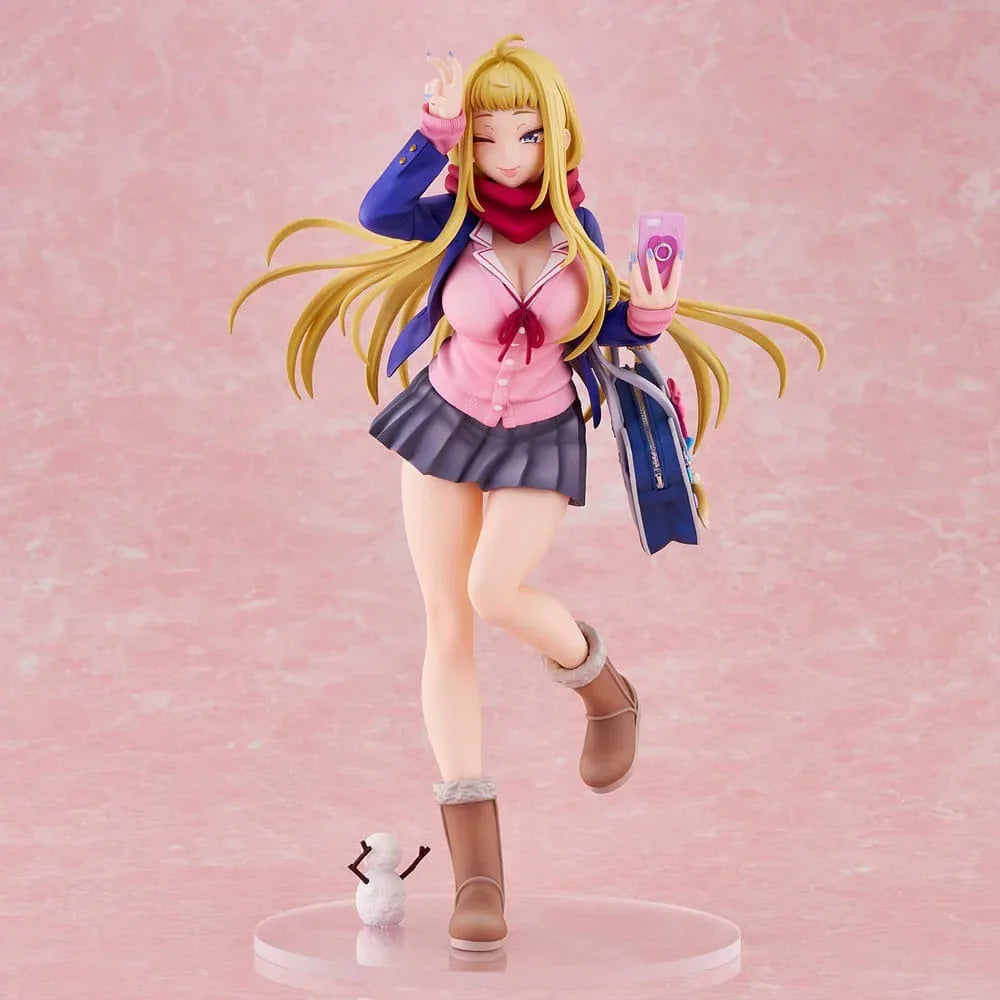 Hokkaido Gals Är Super Bedårande PVC Figur 1/6 Minami Fuyuki 28 cm Union Creative