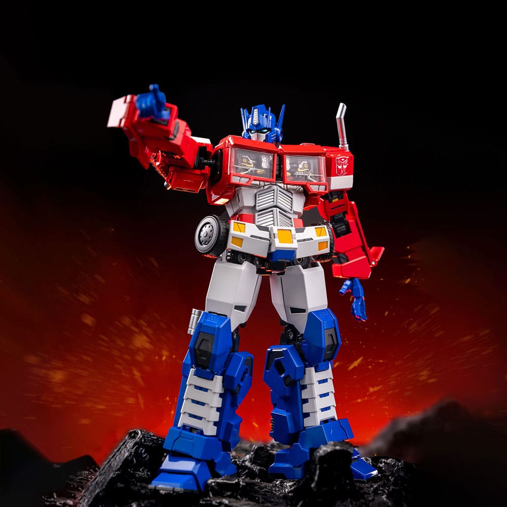 Transformers Combot Diecast Action Figur Optimus Prime 19 cm Unix Square