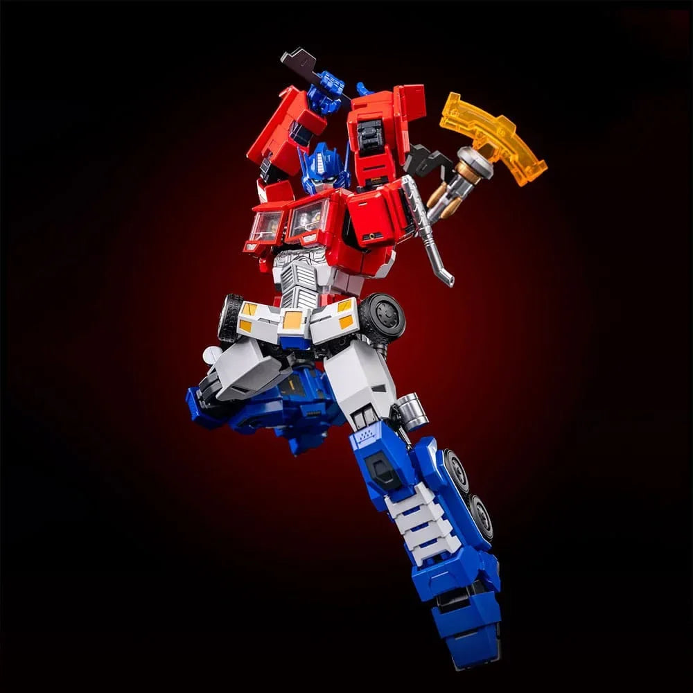 Transformers Combot Diecast Action Figur Optimus Prime 19 cm Unix Square