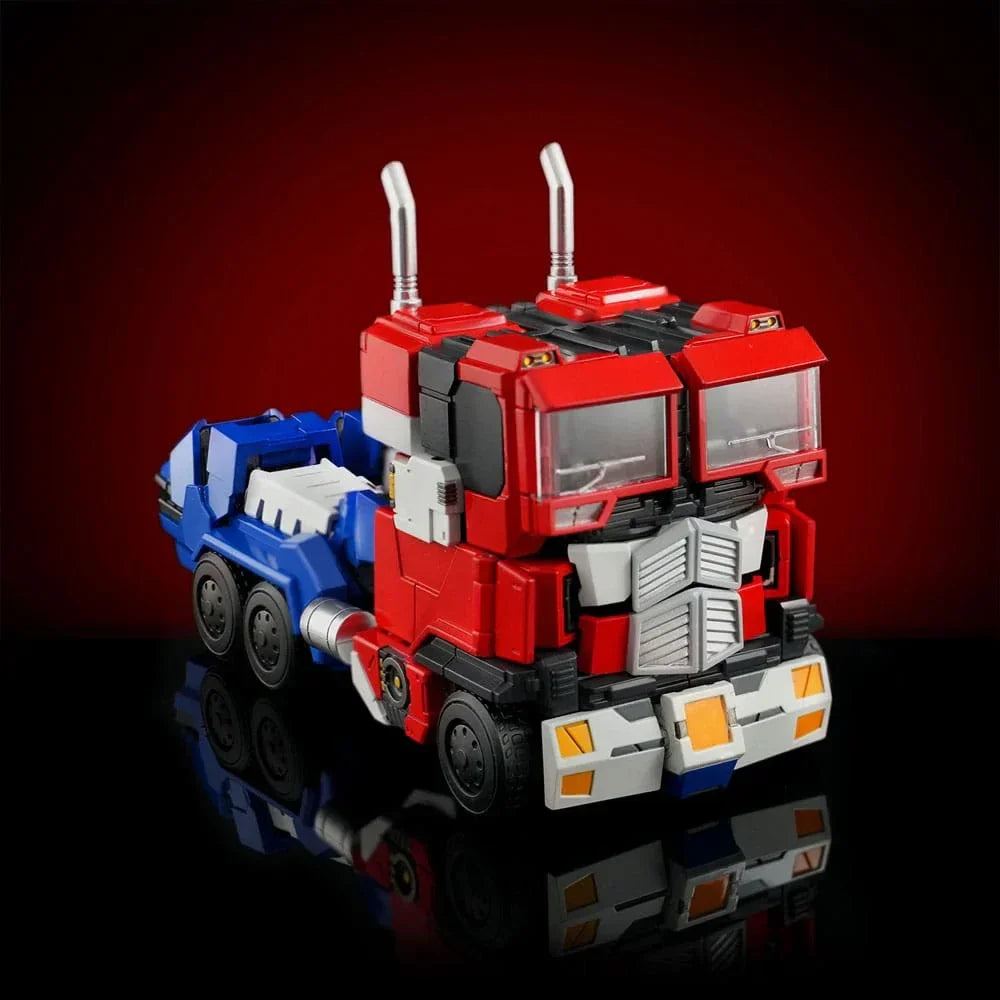Transformers Combot Diecast Action Figur Optimus Prime 19 cm Unix Square