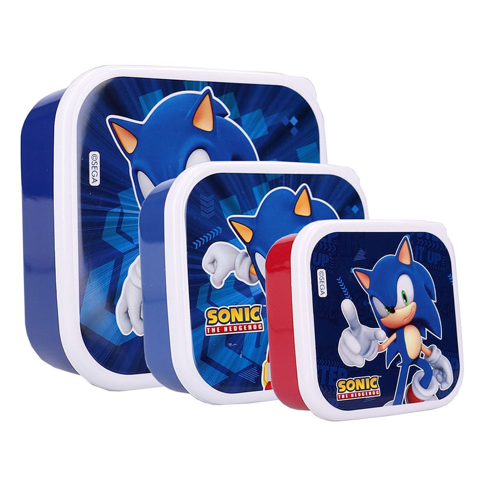 Sonic the Hedgehog Snack Box Set Sonic Fresh Bites Vadobag