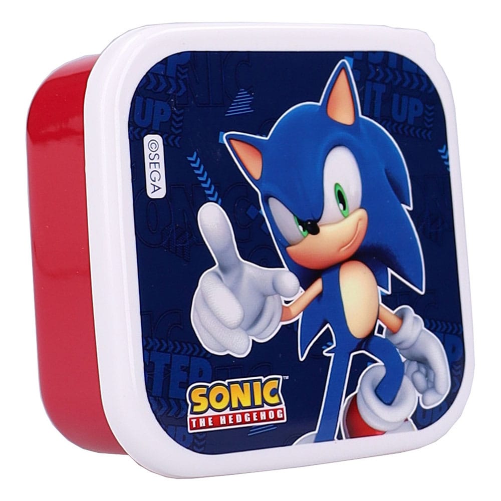 Sonic the Hedgehog Snack Box Set Sonic Fresh Bites Vadobag